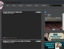 Tablet Screenshot of charlesbarkley.com
